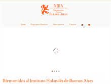 Tablet Screenshot of niba-argentina.org